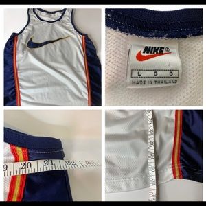 Vintage 90s Nike Tank Top Jersey Big Swoosh L